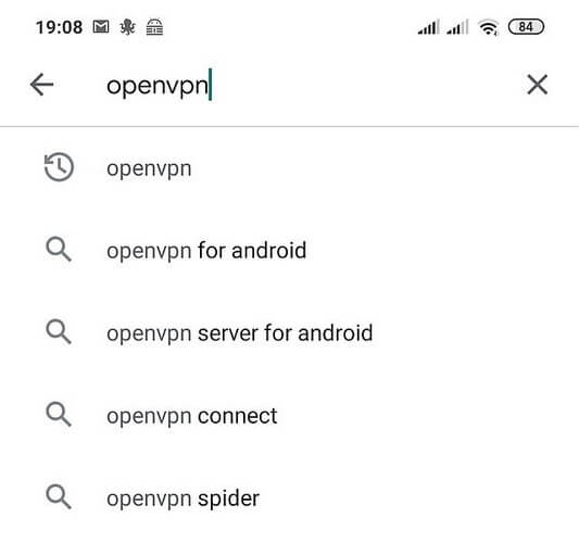 OpenVPN config - Android - Play Store