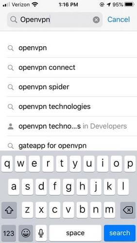 OpenVPN config - iOS - Play Store